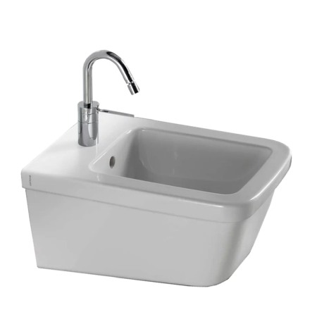 Bideuri statative - Bideu stativ Hatria, Erika Pro Q, back-to-wall, alb