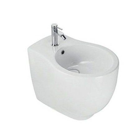 Obiecte Sanitare - Bideu stativ Hatria, Le Fiabe, back-to-wall, alb