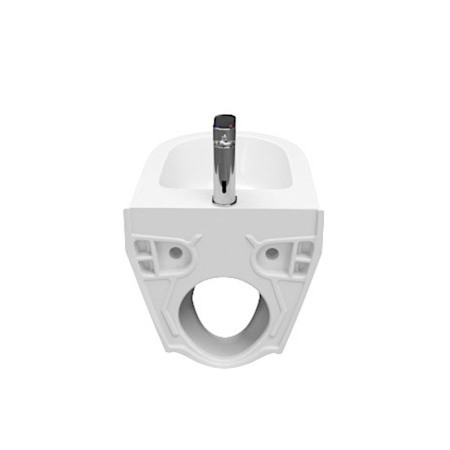 Bideu suspendat Cersanit, Crea, oval, alb [5]
