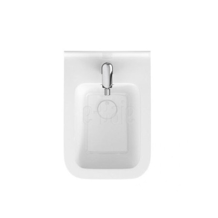 Bideu suspendat Cersanit, Crea, rectangular, fixare ascunsa, alb [5]