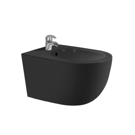 Bideuri suspendate - Bideu suspendat, Fluminia, Minerva, negru mat