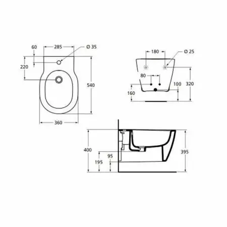 Bideu suspendat Ideal Standard Connect [1]