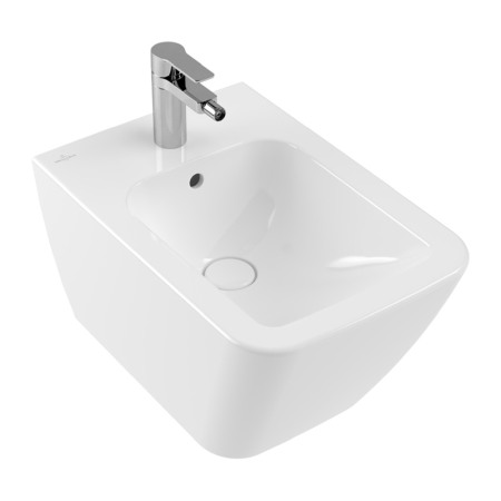 Bideuri suspendate - Bideu suspendat, Villeroy &amp; Boch, Finion, 37,5 x 56 cm, alb alpin