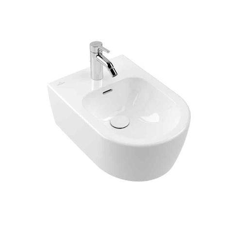 Obiecte Sanitare - Bideu suspendat Villeroy&Boch, Skyla, fixare ascunsă, alb alpin