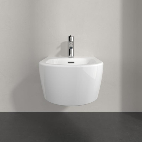 Bideu suspendat Villeroy&Boch, Skyla, fixare ascunsă, alb alpin [2]