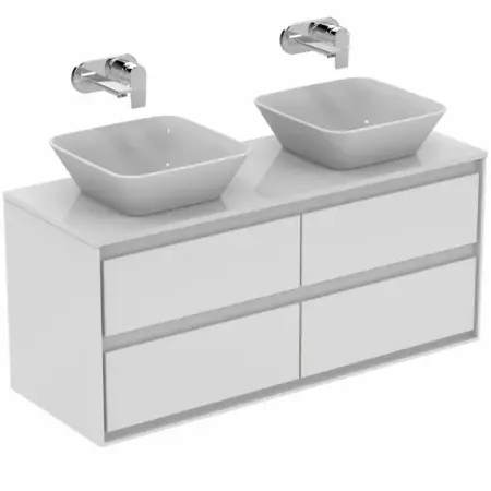 Blat pentru lavoar alb Ideal Standard Connect Air fara decupaj 120 cm [1]