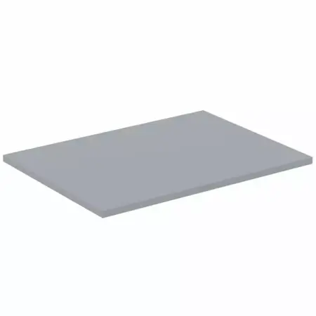 Blat pentru lavoar gri deschis Ideal Standard Connect Air fara decupaj 60 cm
