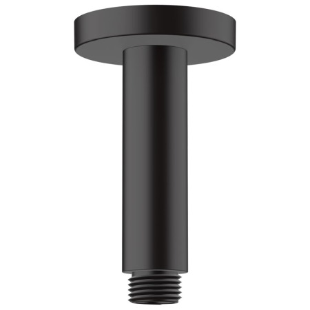 Brate si palarii dus - Brat de dus, Hansgrohe, Vernis Blend, cu montaj pe tavan, 10 cm, negru mat