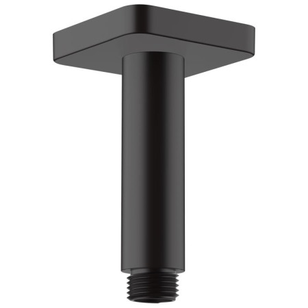 Brate si palarii dus - Brat de dus, Hansgrohe, Vernis Shape, cu montaj pe tavan, 10 cm, negru mat