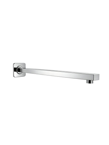 Brat de dus patrat Rea JS-9022 crom 405mm inox montaj perete [7]