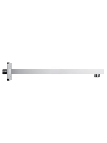 Brat de dus patrat Rea JS-9022 crom 405mm inox montaj perete [5]