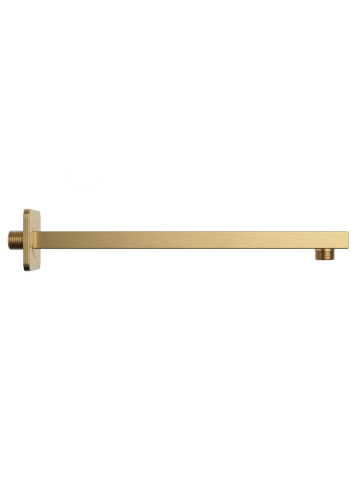 Brat dus patrat Rea JS-9022BG 40cm auriu periat inox montaj perete [5]