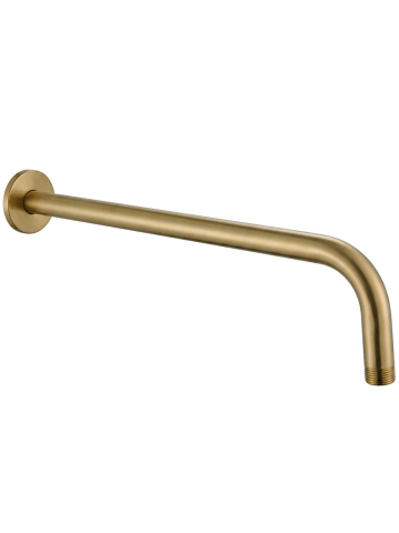 Brat dus rotund Rea JS-9021 40cm auriu periat inox montaj perete [7]