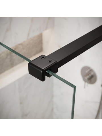 Brat fixare paravan dus 150 cm Rea negru mat aluminiu [2]