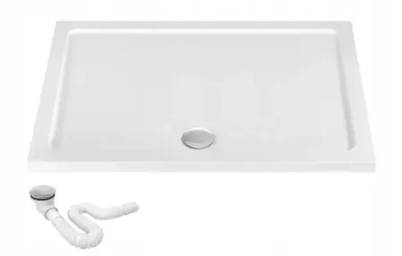 Cabina de dus City Auriu Periat cu cadita Savoy 80x100cm, Rea [7]