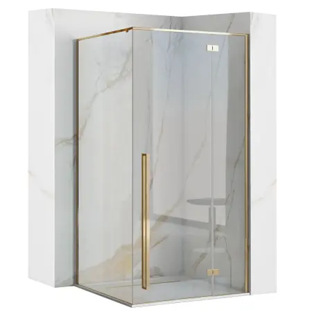 Cabine dus - Cabina de dus Fargo Auriu 80x100cm, Rea