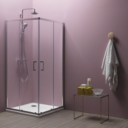 Cabine de dus patrate - Cabina de dus Kolpasan, Eco Quat, 90x90 cm, patrata