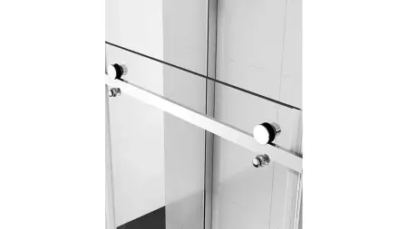 Cabina de dus patrata cu usa culisanta Rea Nixon 100x100 crom stanga [4]