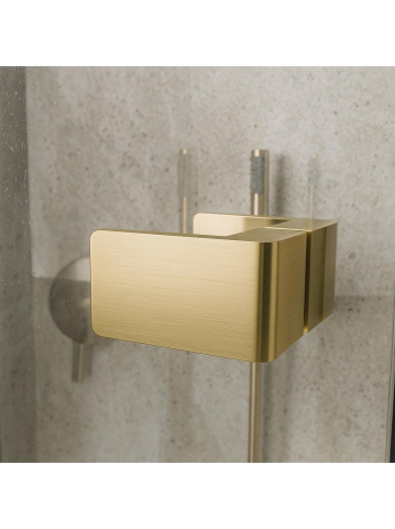 Cabina de dus Rea Atlas cu deschidere pe stanga 120x100 cm auriu periat [4]