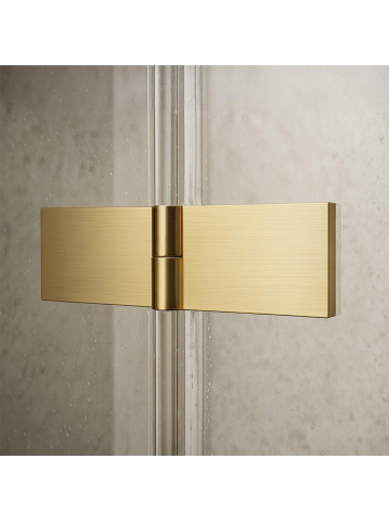 Cabina de dus Rea Atlas deschidere pe stanga 100x90 cm auriu periat [5]