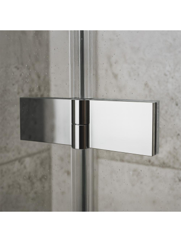 Cabina de dus Rea Atlas deschidere pe stanga 100x90 cm crom [5]