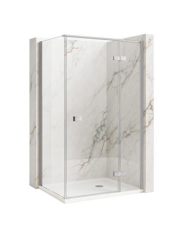 Cabine de dus dreptunghiulare - Cabina de dus Rea Atlas deschidere pe dreapta 120x90 cm crom