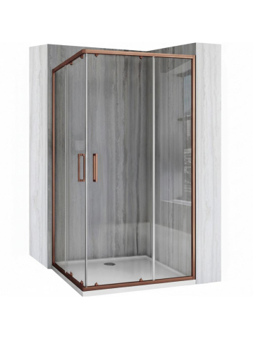 Cabina de dus Rea City 80x100 Cupru periat [1]
