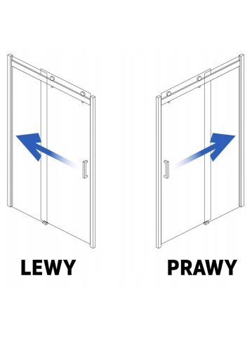 Cabina de dus Rea Nixon deschidere dreapta 140x100 cm crom [7]