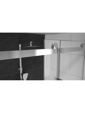 Cabina de dus Rea Nixon deschidere stanga 140x80 cm crom [2]