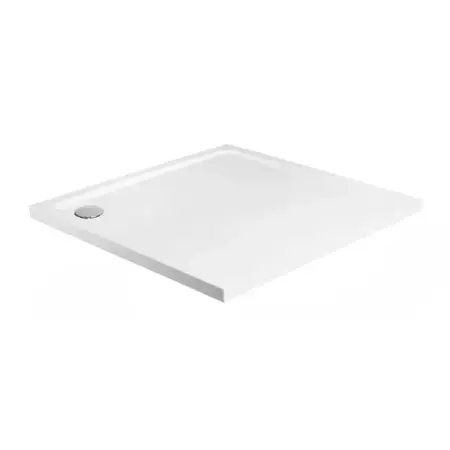 Cabina dus cu cadita de dus patrata Rea Punto cu doua usi culisante 80x80 negru [6]