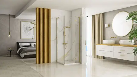 Cabina dus Hugo Auriu Periat 80x90cm, Rea [4]