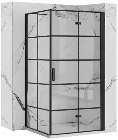 Cabine dus - Cabina dus Molier Negru 110x80cm, Rea