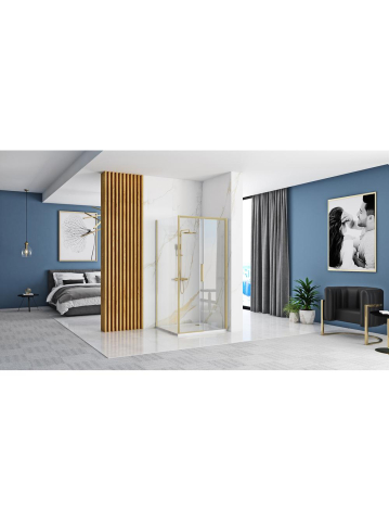 Cabina dus Rapid Slide 160x90 cm auriu periat [2]