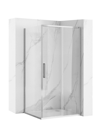 Cabine de dus dreptunghiulare - Cabina dus Rapid Slide 160x100 cm crom