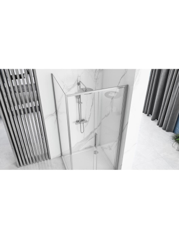 Cabina dus Rapid Slide 160x100 cm crom [3]