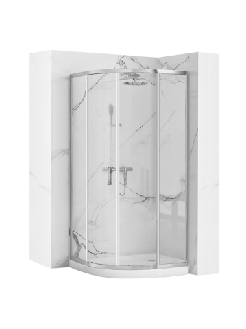 Cabine de dus patrate - Cabina dus REA Look 80x80 cm crom