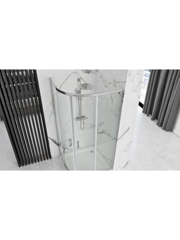 Cabina dus REA Look 80x80 cm crom [2]