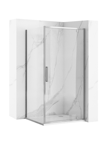 Cabine de dus dreptunghiulare - Cabina dus REA Rapid Swing 120x100 cm crom