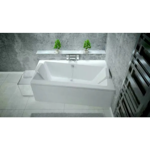 Cazi baie - Cada asimetrica Besco Infinity 170x110 cm dreapta