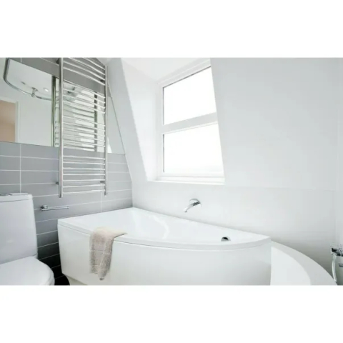 Cada asimetrica Besco Praktika 150x70 cm montaj stanga [3]