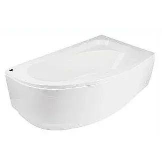 Cazi baie - Cada asimetrica Besco Rima 130x85 cm montaj dreapta
