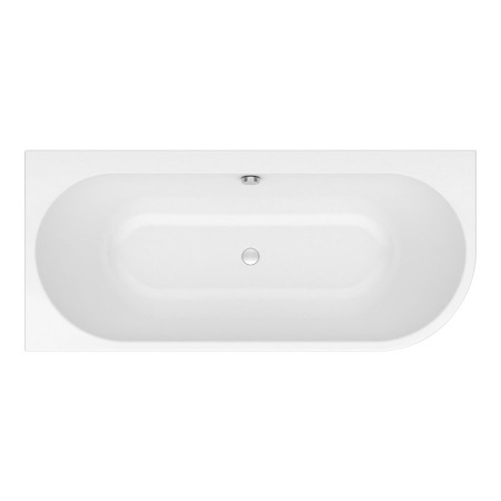 Cazi baie - Cada asimetrica, Kolpasan, Dream-SP-D, cu montaj pe dreapta, 180 x 80 cm, alb