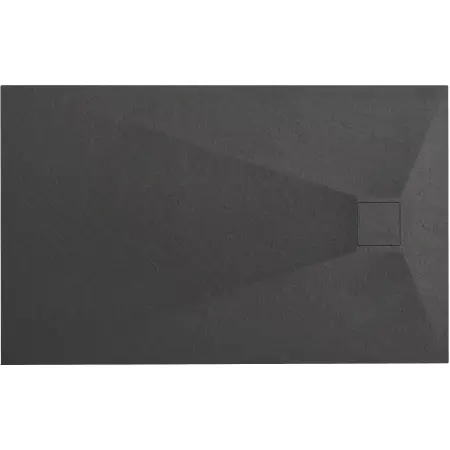 Cadite dreptunghiulare - Cada de dus Magnum Negru 100x80cm, Rea