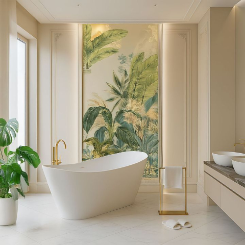 Cazi freestanding - Cada de podea Rea Ferrano Slim 170