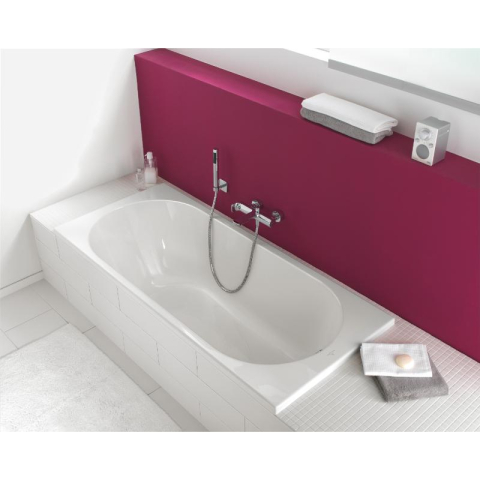 Cadă dreptunghiulară Villeroy & Boch O.Novo 180 x 80 cm, acril, alb [4]