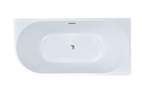 Cada freestanding Adria cu riflaj 150x75 cm cu montaj dreapta [2]