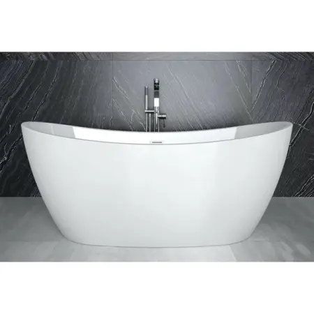 Cada freestanding Besco Ayla 170x80 cm alb lucios [6]