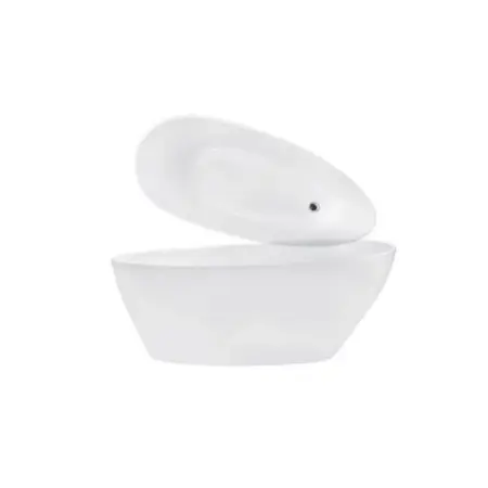 Cada freestanding Besco Goya 170x72 cm alb lucios [8]