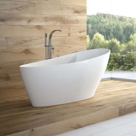 Cazi freestanding - Cada freestanding Besco Keya alba 165x71 cm