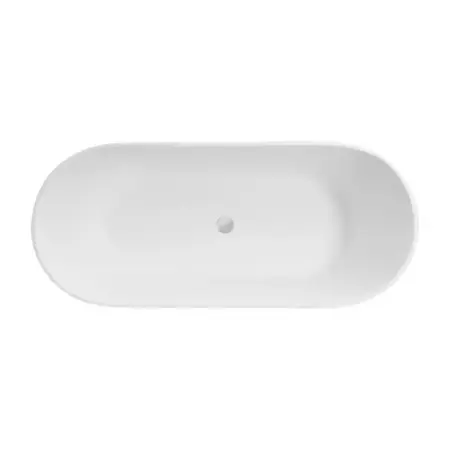 Cada freestanding Besco Moya 170x72 cm alb lucios [3]
